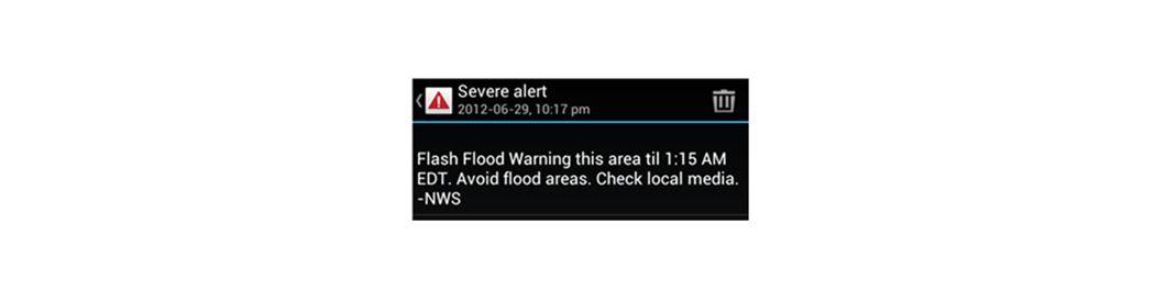 Image of a Phone Alert