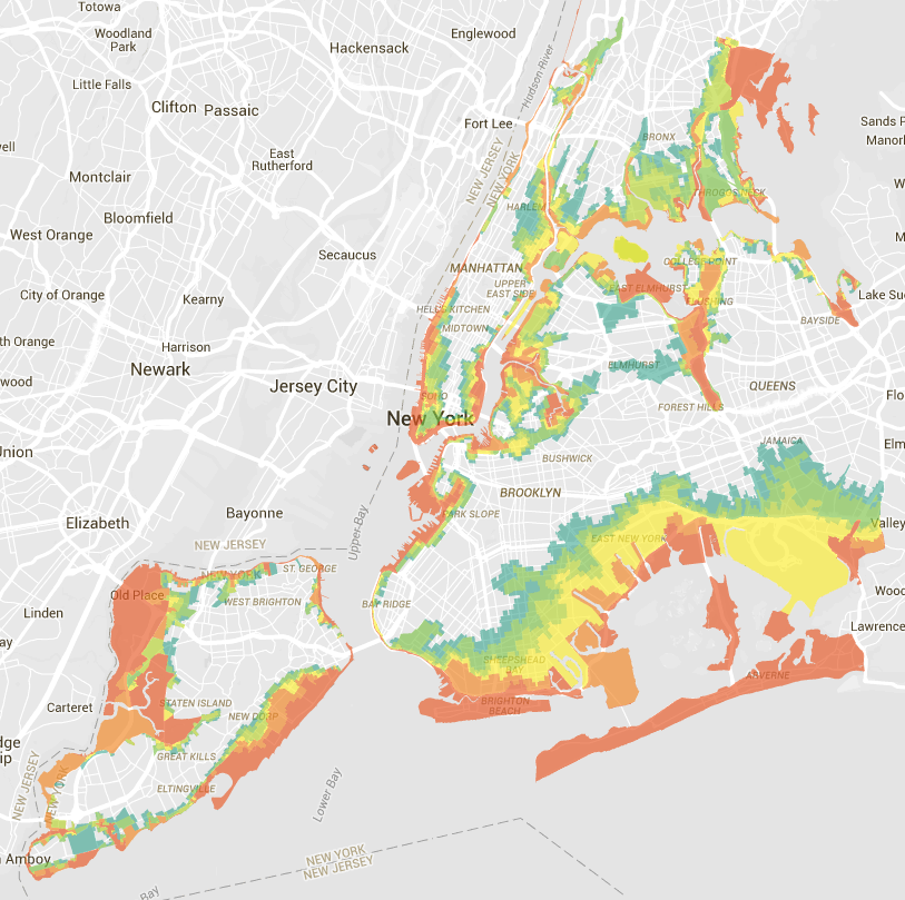 NYC Hurricane Evacuation Zones WNYC